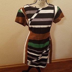 Women's Multi-Colored Striped Dress